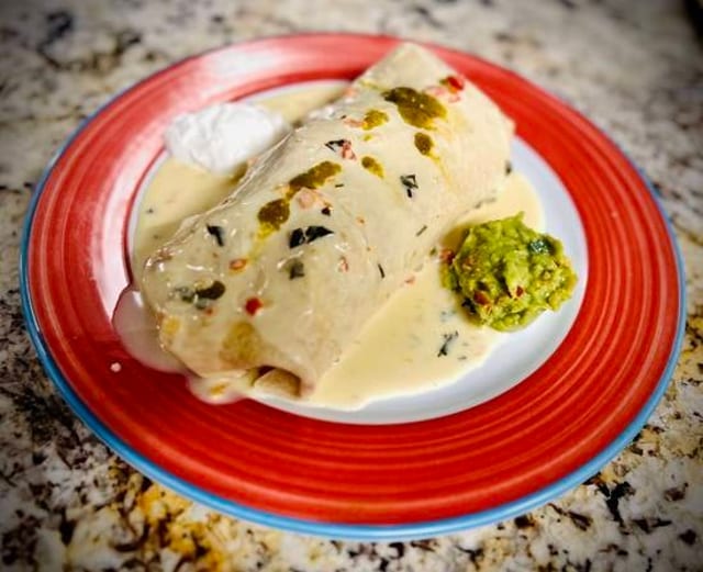 El Texano Burrito.