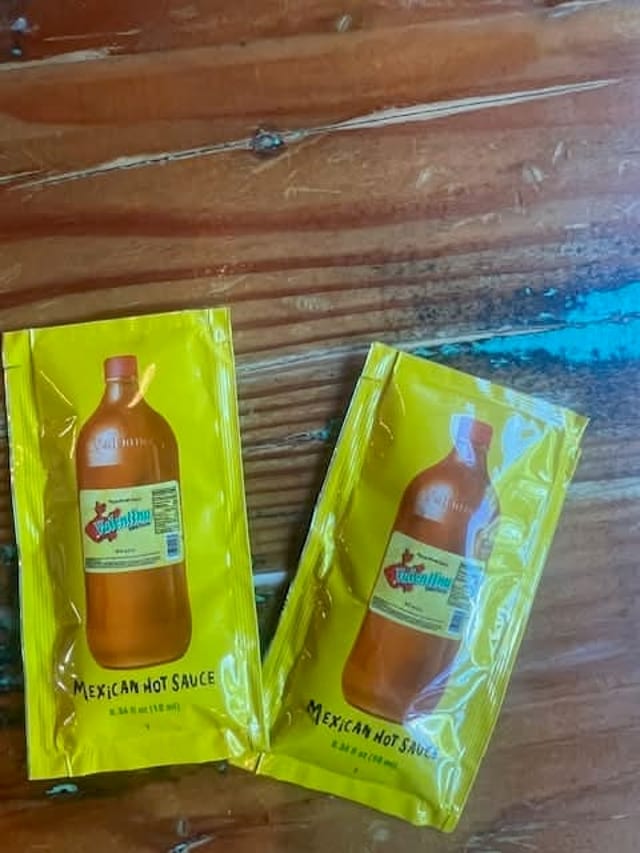 Valentina Mexican Hot Sauce.