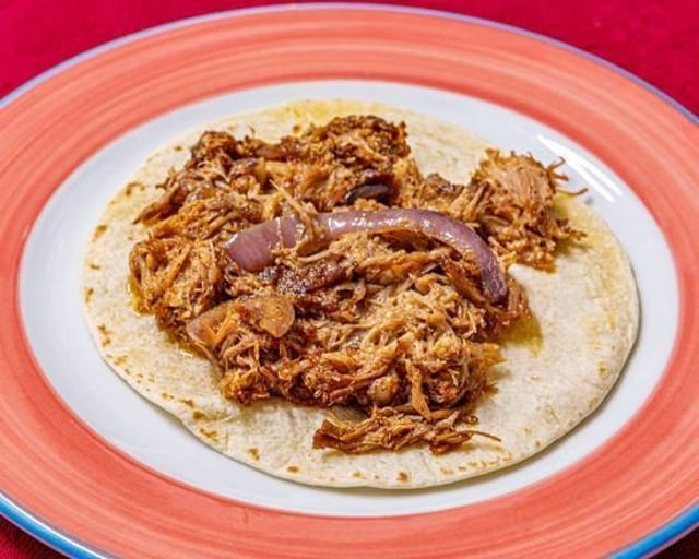 Pulled Pork Taco.