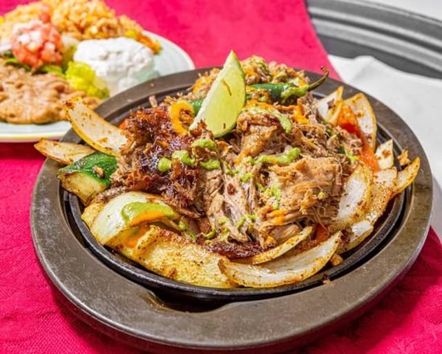 Slow Roasted Pulled Pork Fajitas.