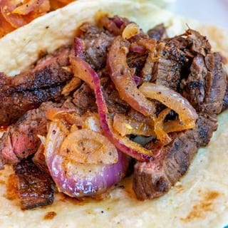 Aged Skirt Steak Taco