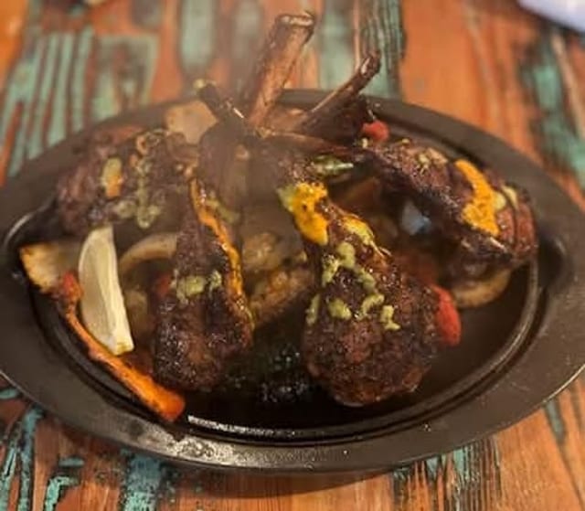 Lamb Chop Fajitas.