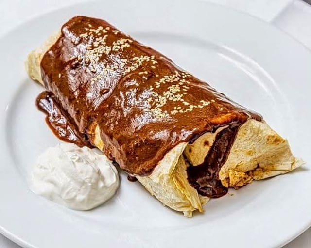 El Burrito Con Mole.
